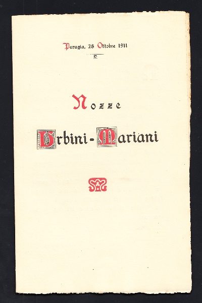 Nozze Urbini - Mariani
