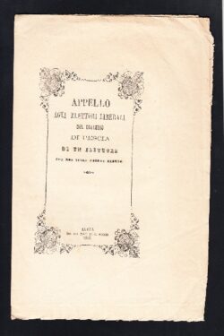 Appello agli elettori liberali