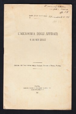 L'accademia degli Affidati