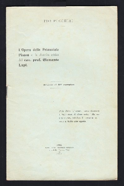 L'Opera della Primaziale Pisana