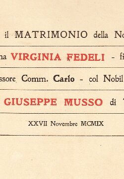 Nozze Fedeli - Musso