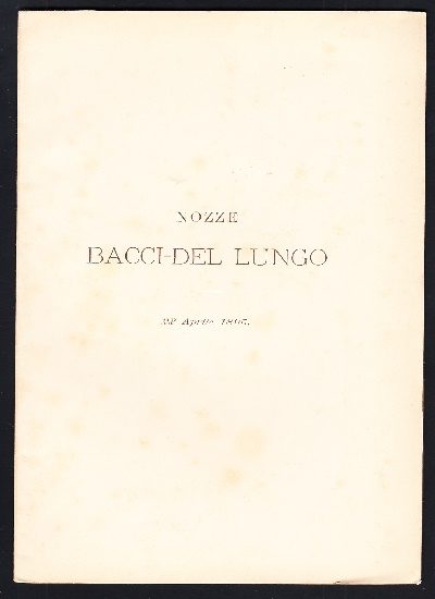 Nozze Bacci - Del Lungo