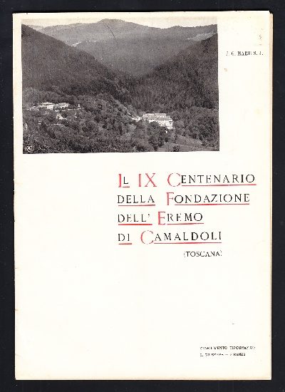 IX Centenario della Fondazione di Camaldoli (Arezzo)