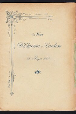 Nozze D'Ancona - Cardoso