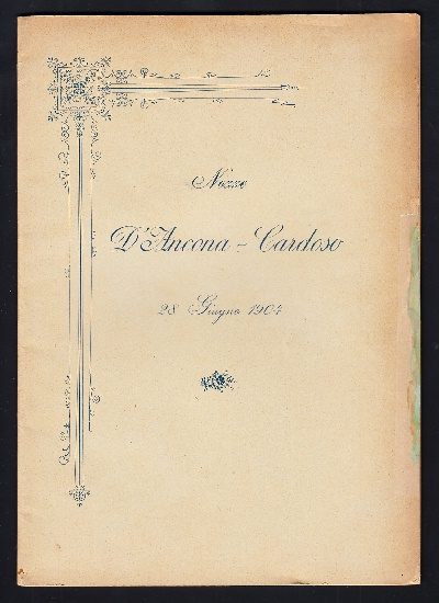 Nozze D'Ancona - Cardoso