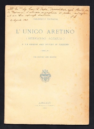 L'unico Aretino (Bernardo Accolti)