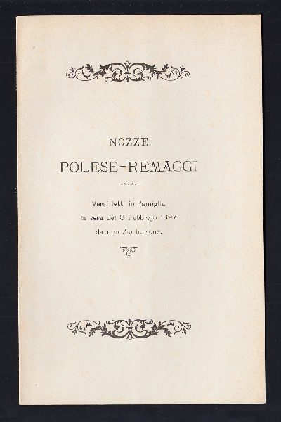 Nuptialia Polese - Remaggi