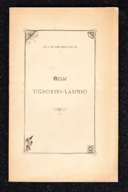 Nuptialia Signorini - Lasinio