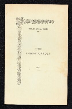 Nozze Lensi - Tortoli