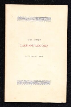 Per Nozze Cassin - D'Ancona