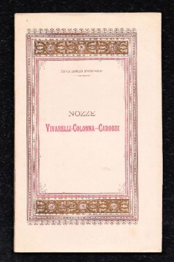 Nuptialia Vivarelli Colonna - Carobbi