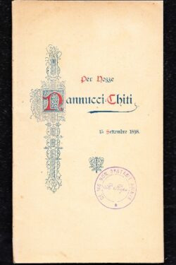 Nozze Nannucci - Chiti