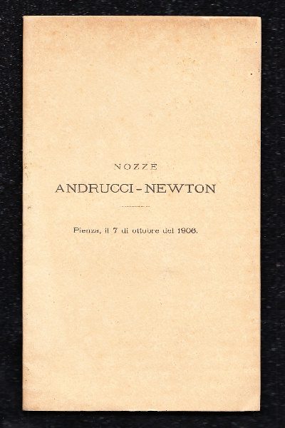 Nozze Andrucci - Newton