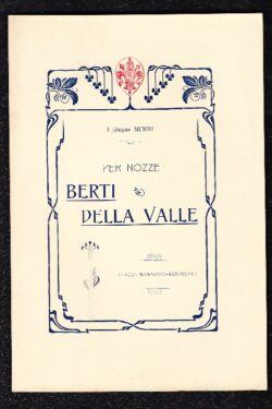 Nozze Berti Della Valle