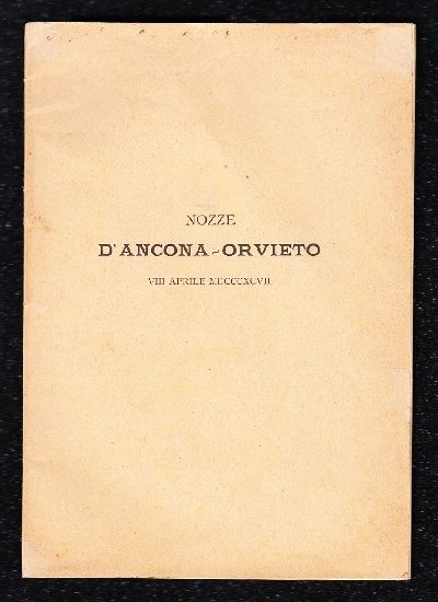 Nozze D'Ancona - Orvieto