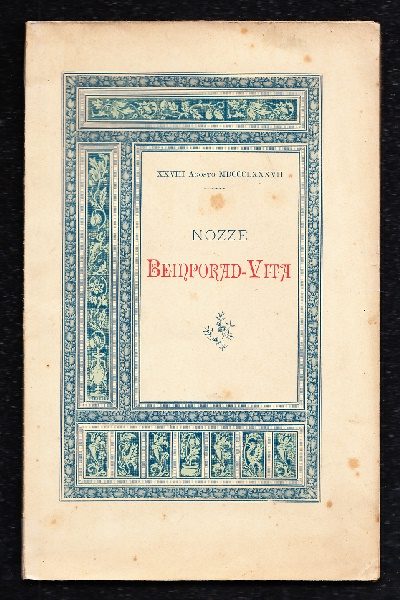 Nozze Bemporad - Vita