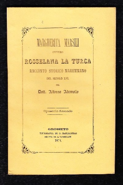 Margherita Marsili, racconto storico maremmano