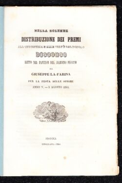 Festa delle spighe. Anno V