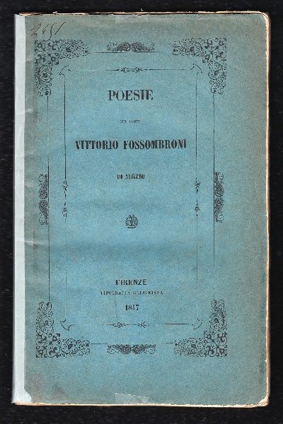 Poesie di Vittorio Fossombroni