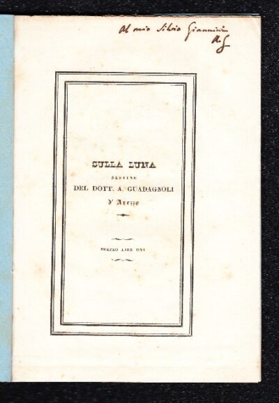 Sulla luna, sestine di A. Guadagnoli
