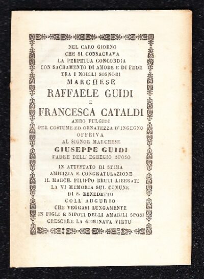 Nozze Guidi - Cataldi