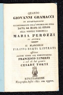 Nozze Gramacci - Perozzi