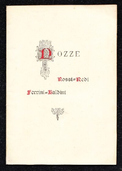 Nozze Rossi Redi - Ferrini Baldini
