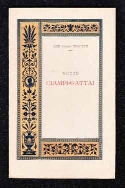 Nozze Ciampi - Gattai