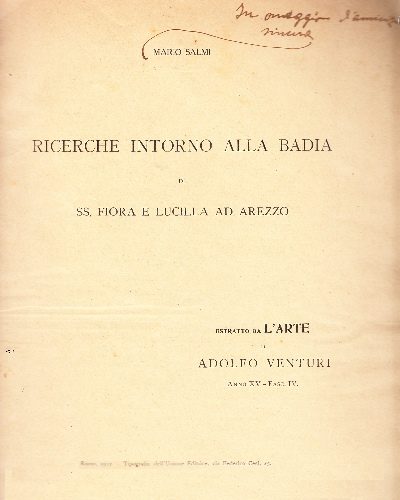 La Badia di SS. FLora e Lucilla in Arezzo