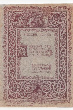 Arezzo Centenario di Francesco Petrarca