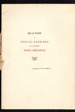 Nozze Carrara - Bernaroli