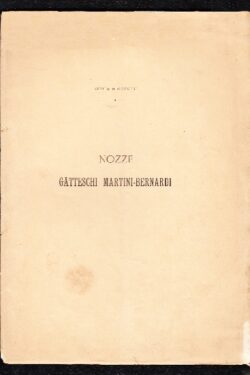 Nozze Gatteschi Martini - Bernardi
