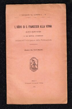 Addio di S. Francesco alla Verna