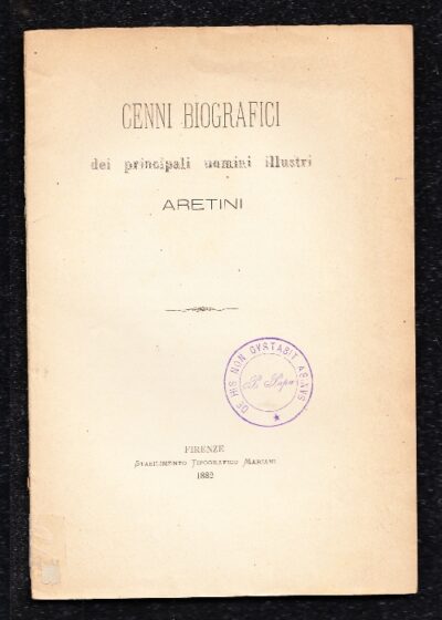 Cenni biografici di illustri aretini