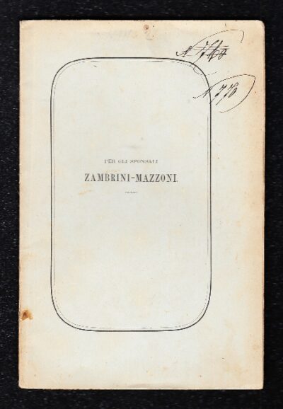 Nozze Zambrini - Mazzoni