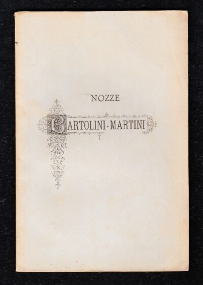 Nozze Bartolini - Martini