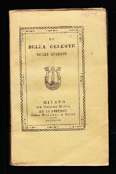 Celeste degli Spadari, cronachetta milanese del 1666