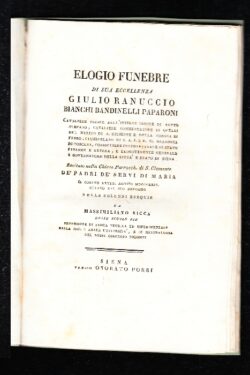 Elogio di Giulio Ranuccio Bianchi Bandinelli