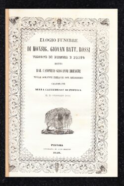 Elogio funebre di Giovan Battista Rossi