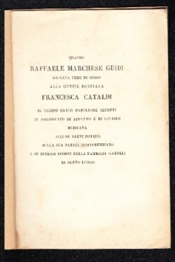 Nozze Guidi-Cataldi