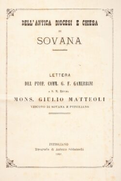 Dell'antica Diocesi di Sovana
