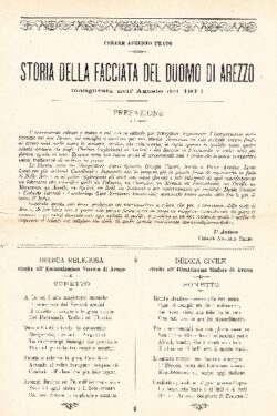 Storia della facciata del Duomo di Arezzo
