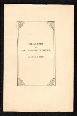 Nozze De Larderel