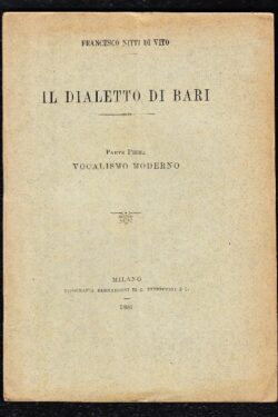 Il dialetto di Bari