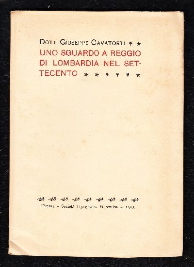 Reggio di Lombardia nel Settecento
