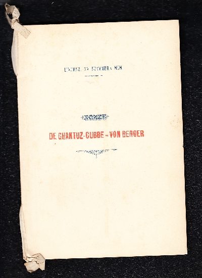 Nozze De Ghantuz Cubbe - Von Berger