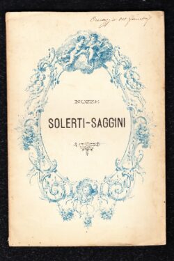 Nozze Solerti - Saggini