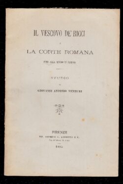 Il Vescovo de' Ricci e la Corte Romana