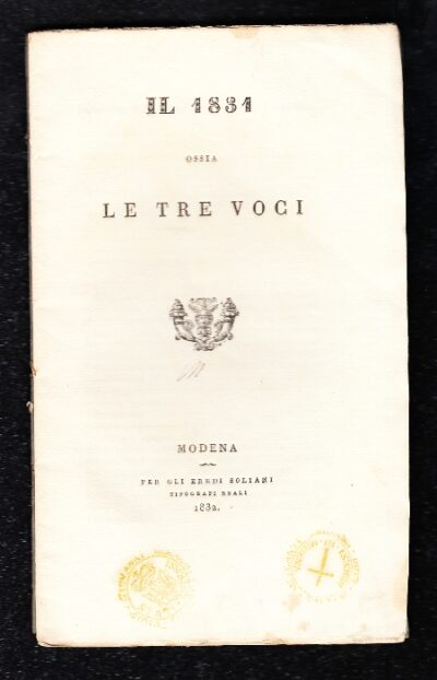 Il 1831, ossia le tre voci