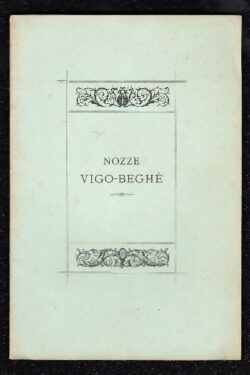Nozze Vigo - Beghè. Livorno